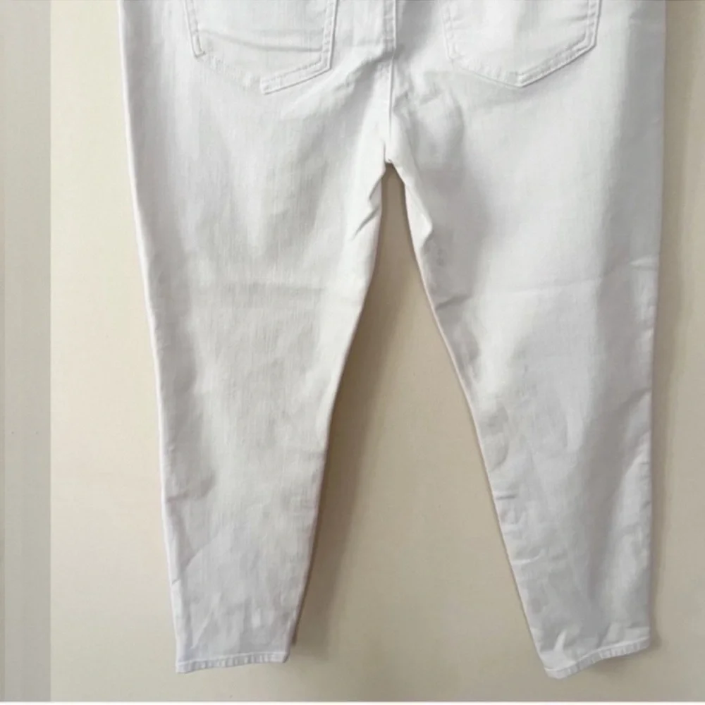 Pistola Jennifer Oslo White High Waisted Jeans P6822FTN Size 27 Distressed